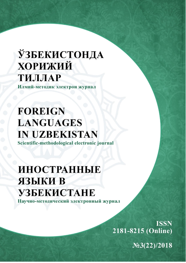 “O‘zbekistonda xorijiy tillar” ilmiy-metodik elektron jurnal