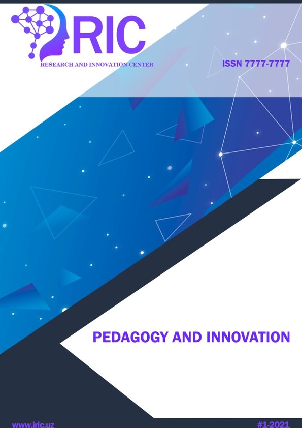 JOURNAL OF INNOVATIVE RESEACH IN PEDAGOGY 