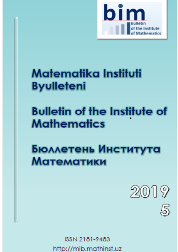 “Matematika Instituti Byulleteni” elektron jurnali.