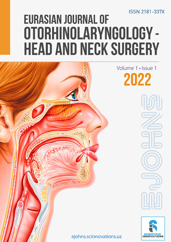 Eurasian Journal of Otorhinolaryngology - Head and Neck Surgery