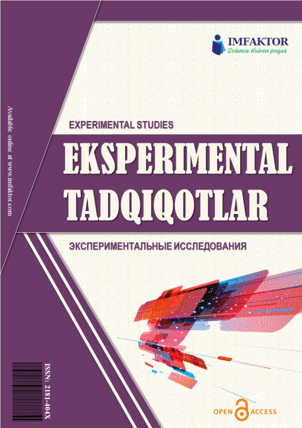 “Eksperimental tadqiqotlar” ilmiy - amaliy jurnali