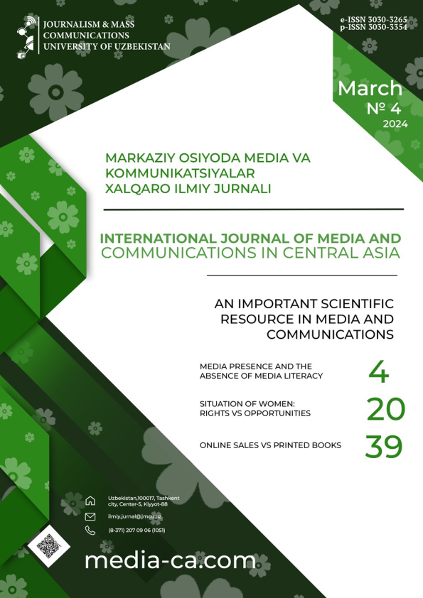 International Journal of Media and Communications in Central Asia