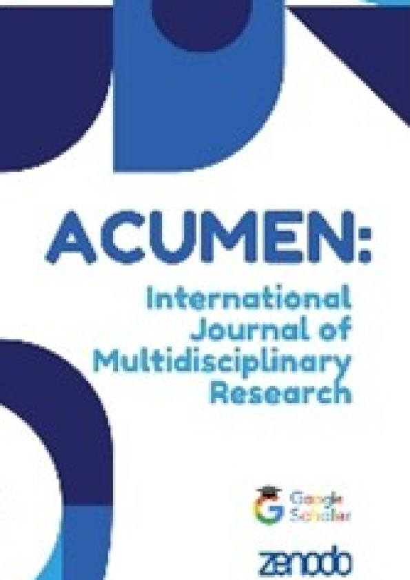 Acumen: international journal of multidisciplinary research